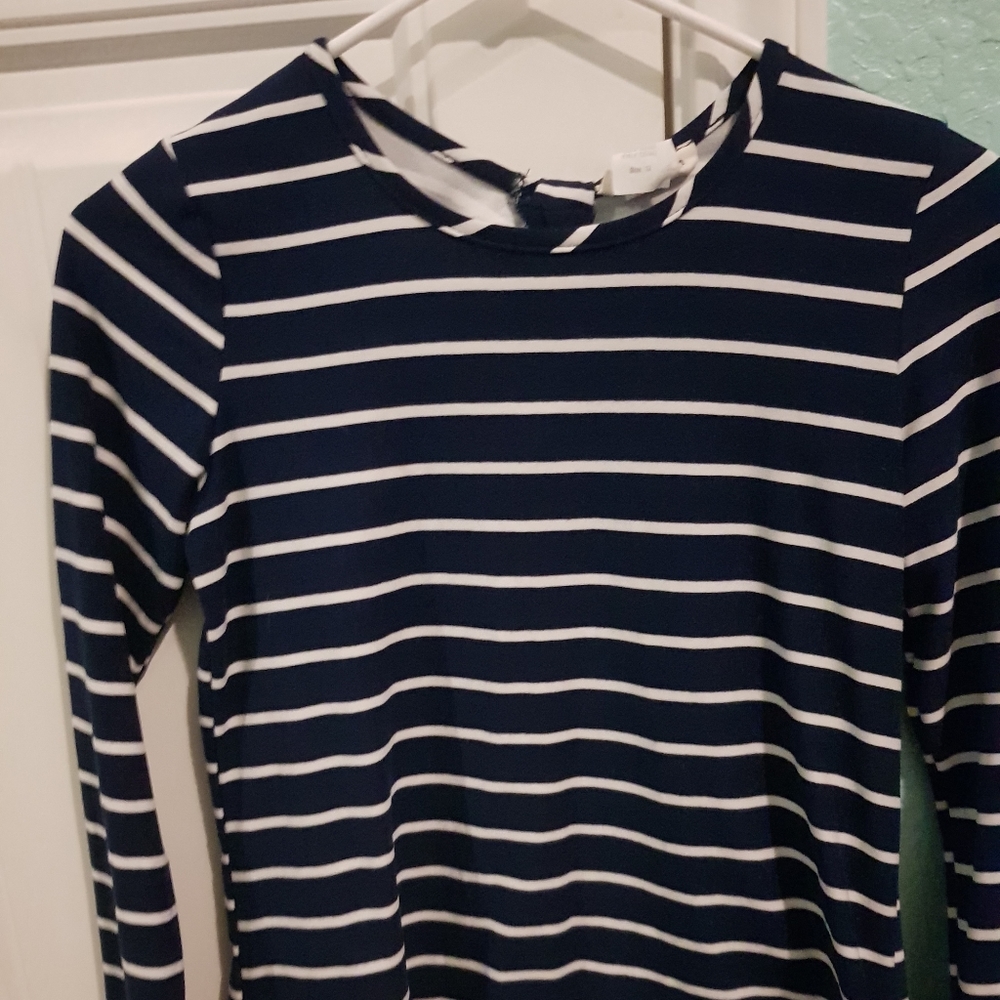 Girls long sleeve striped shirt